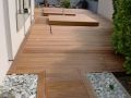 Holz Deck mit pool